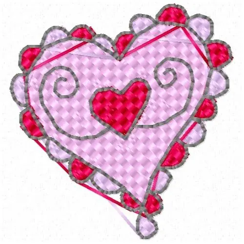 Exclusive Offer Heart in Heart Embroidery Design