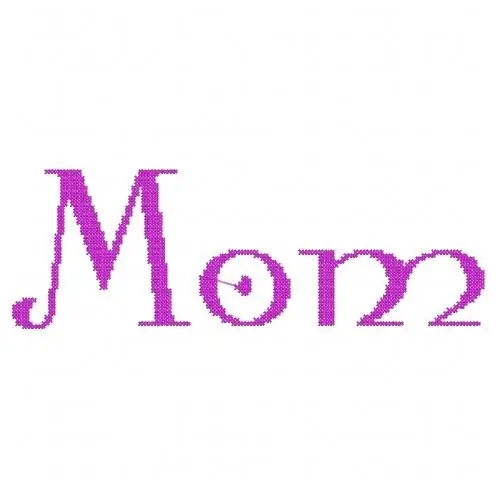 Mom Modern Embroidery Design Special Discount
