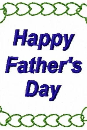 Special Offer Fathers Day Embroidery Design