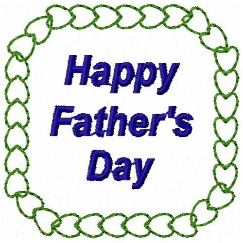Special Offer Fathers Day Embroidery Design