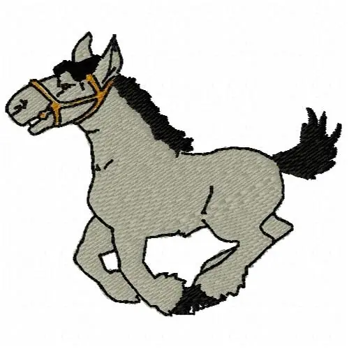 Popular Running Horse Embroidery Design