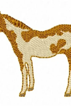 Spotted Horse Embroidery Design Special Offer