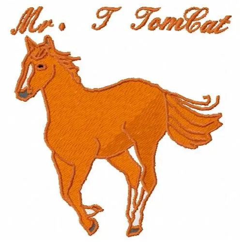 Money Back Guarantee Mr T Tomcat Embroidery Design
