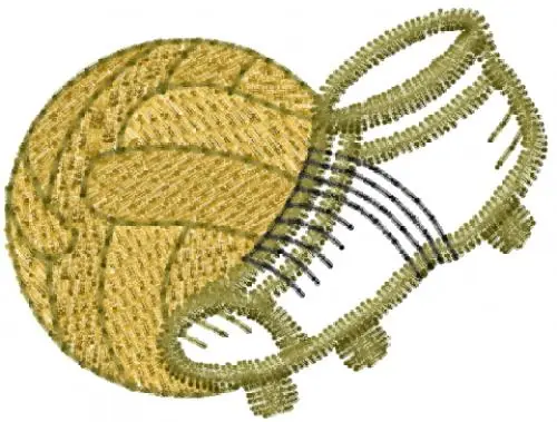 Factory Price Soccer Shoe Ball Embroidery Design