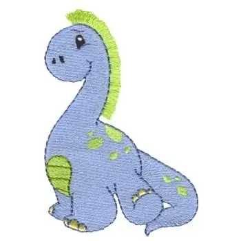 Fringe Dinsosaur Embroidery Design Save Now