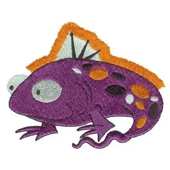 Fringe Fish Embroidery Design Last Chance