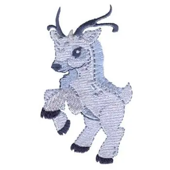Price Drop Fringe White Stag Embroidery Design