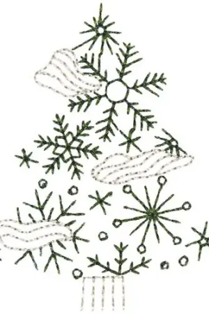 Winter Tree Embroidery Design Top Rated