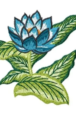 Tropical Bloom Embroidery Design Editor’s Pick