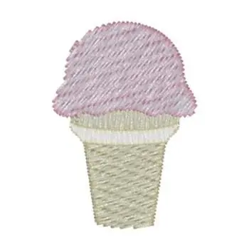 Ice Cream Cone Embroidery Design Buy Today