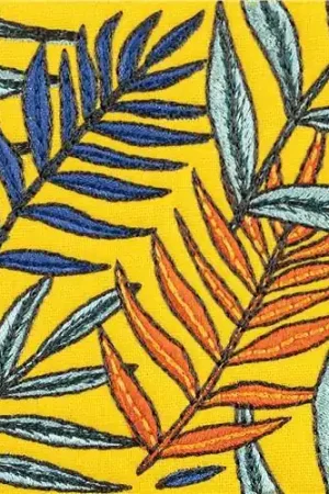 Palm Fronds Embroidery Design Best Price