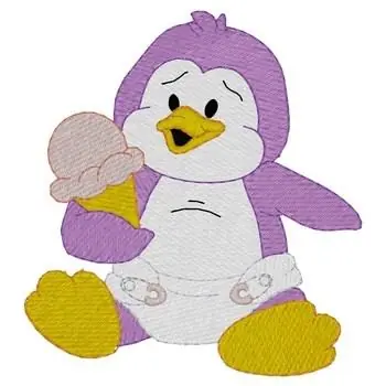 Baby Penguin Embroidery Design Discount