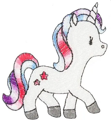 One Day Deal Unicorn Embroidery Design