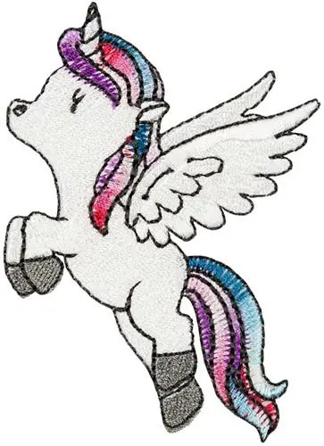 Must Have Pegasus Unicorn Embroidery Design
