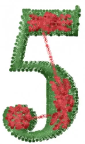 Original Decorative Font 5 Embroidery Design