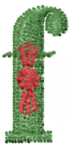 Decorative Font f Embroidery Design Brand New
