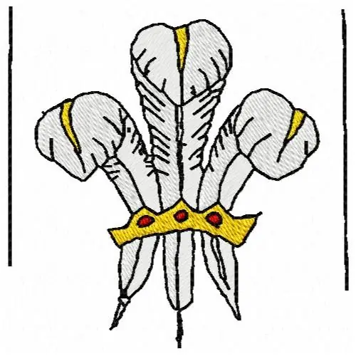 Feather Pens Embroidery Design Markdown