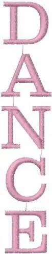 Certified Dance Embroidery Design