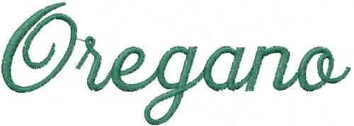 Wholesale Oregano Embroidery Design