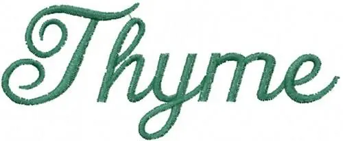 Thyme Embroidery Design Cheap
