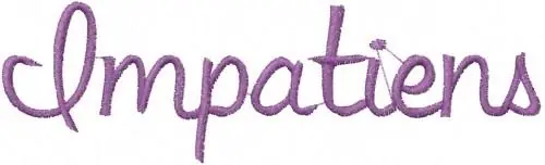 Impatiens Embroidery Design Hot Picks