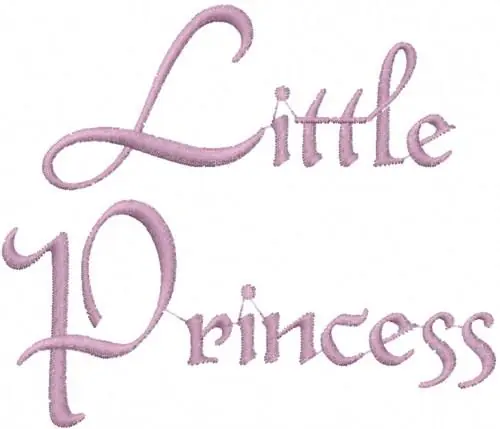 Little Princess Embroidery Design Discount