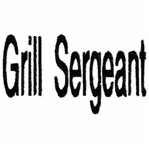 Hot Deal Grill Sergeant Embroidery Design