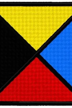 Zulu Flag Embroidery Design Authentic