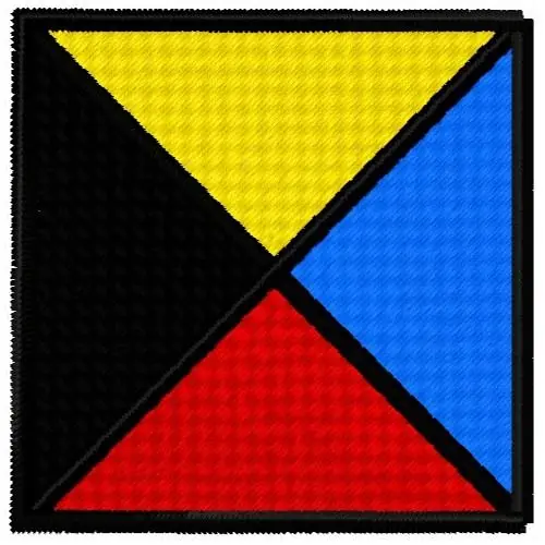 Zulu Flag Embroidery Design Authentic
