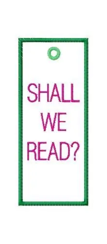 Shall We Read Embroidery Design Last Chance