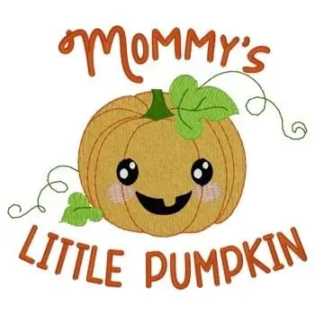 Mommys Little Pumpkin Embroidery Design Grab Now