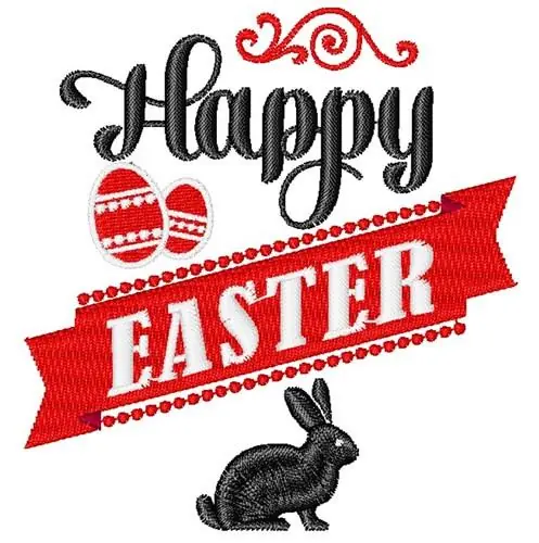 Happy Easter Embroidery Design Shop Now