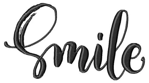 Smile Embroidery Design Warranty Included