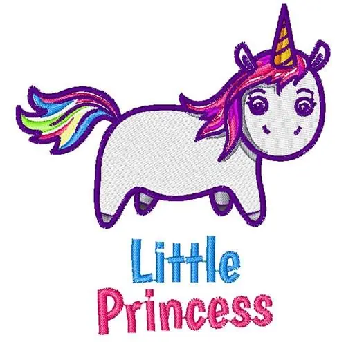 Wholesale Little Princess Embroidery Design