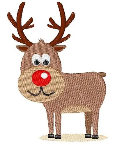 Bargain Rudolph Reindeer Embroidery Design