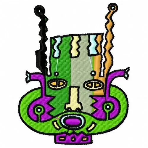 African Mask Embroidery Design Flash Sale