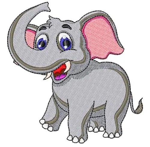 Holiday Sale Elephant Embroidery Design