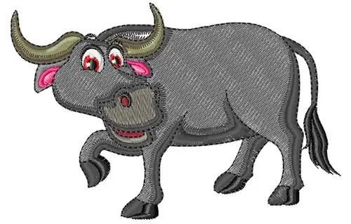 Water Buffalo Embroidery Design Buy Today
