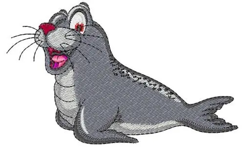 Sea Lion Embroidery Design Clearance