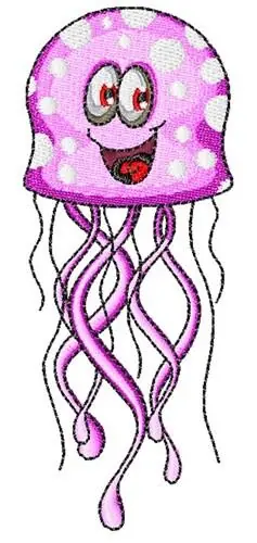 Price Drop Jellyfish Embroidery Design