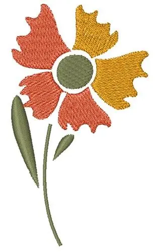 Colorful Flower Embroidery Design Buy Direct