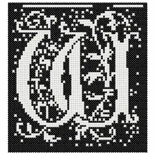 W Square Embroidery Design Flash Sale