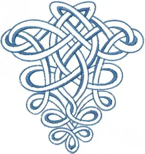 Knotted Loop Outline Embroidery Design Don’t Miss Out