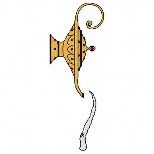 Flash Sale Genie Lamp Embroidery Design