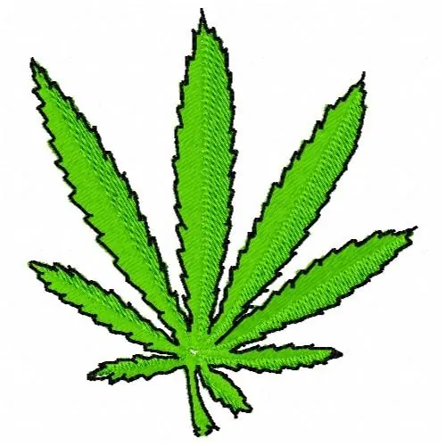 Cannabis Embroidery Design Price Drop