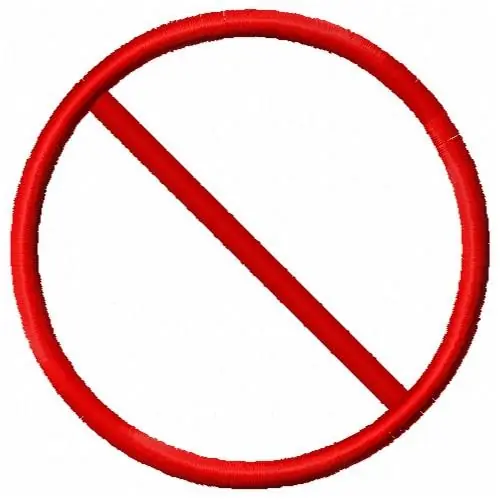 No Sign Embroidery Design Crafted