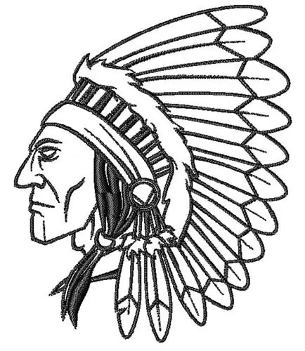 Editor’s Pick Indian Head Embroidery Design