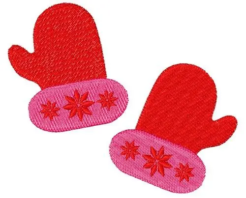 Winter Gloves Embroidery Design Hot Deal