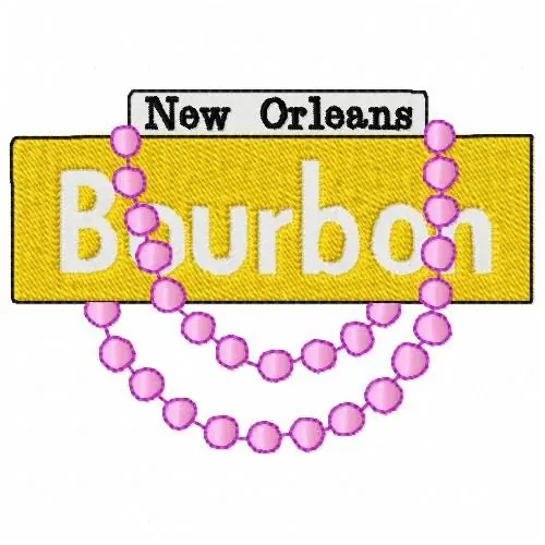 Bourbon Street Embroidery Design Buy Online