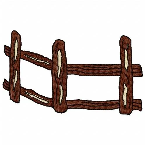 Direct From Manufacturer Wooden Fence Embroidery Design